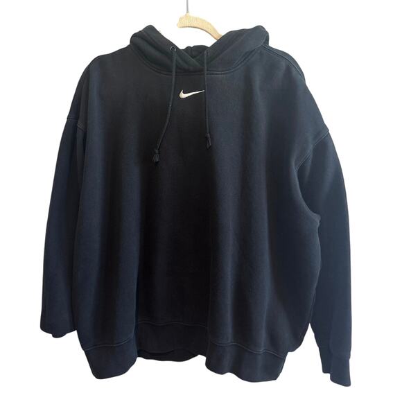 Nike Tops - Nike Oversized Hoodie In Black Size Large
